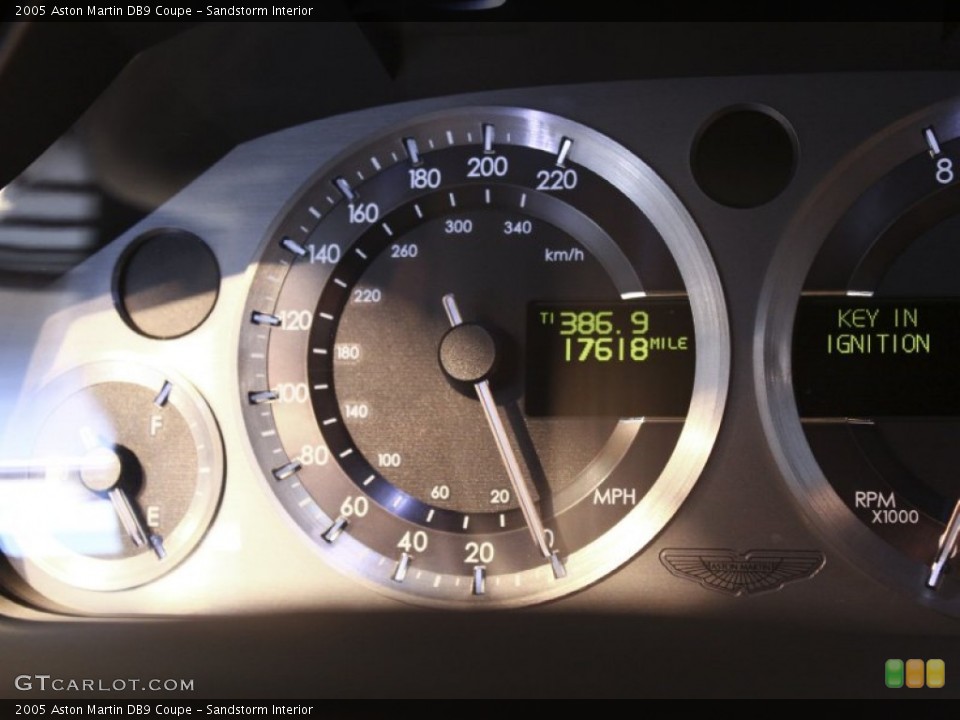 Sandstorm Interior Gauges for the 2005 Aston Martin DB9 Coupe #58250904