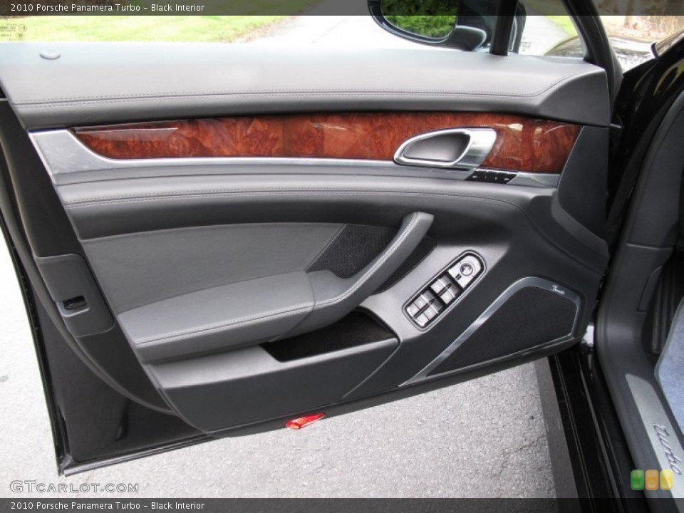 Black Interior Door Panel for the 2010 Porsche Panamera Turbo #58254573