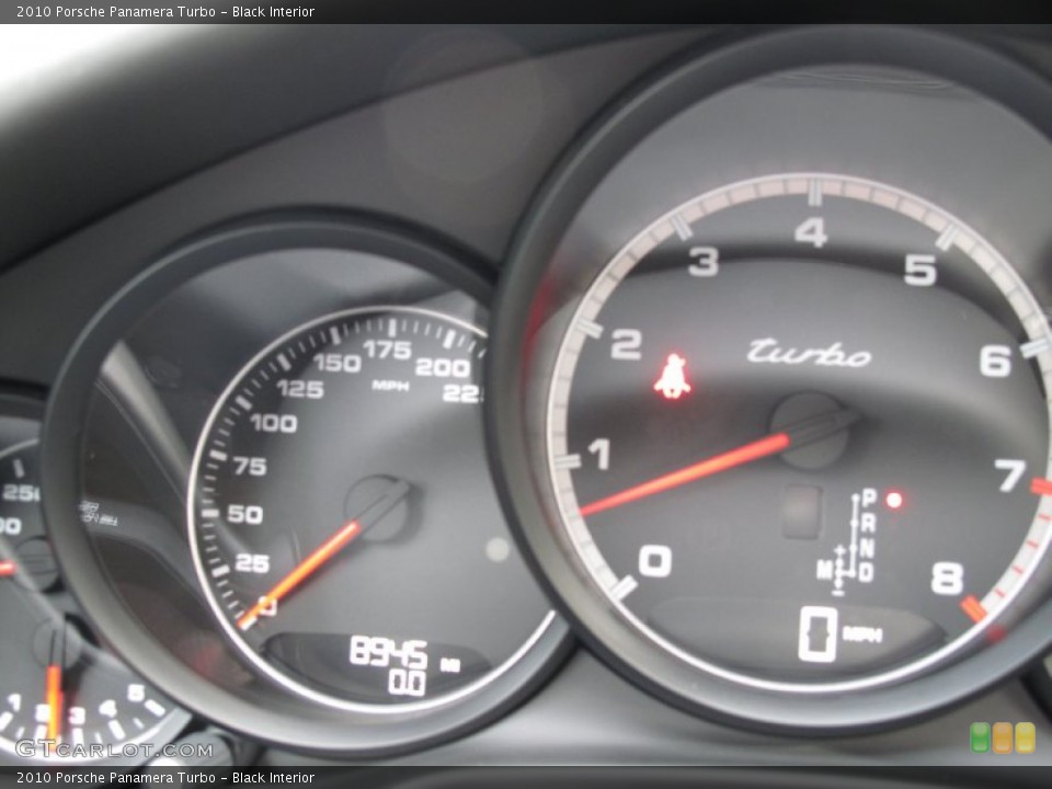 Black Interior Gauges for the 2010 Porsche Panamera Turbo #58254649
