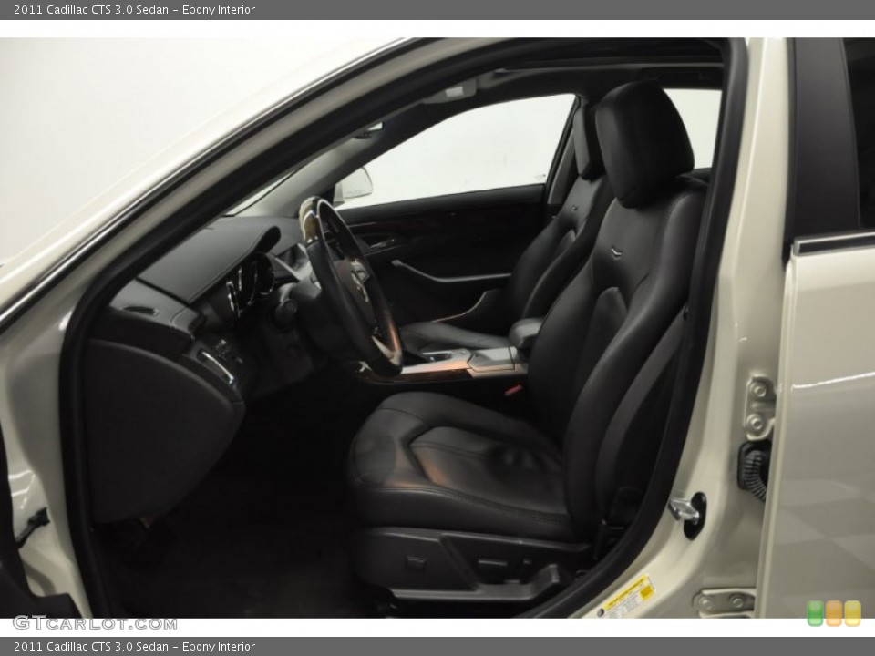 Ebony Interior Photo for the 2011 Cadillac CTS 3.0 Sedan #58255648