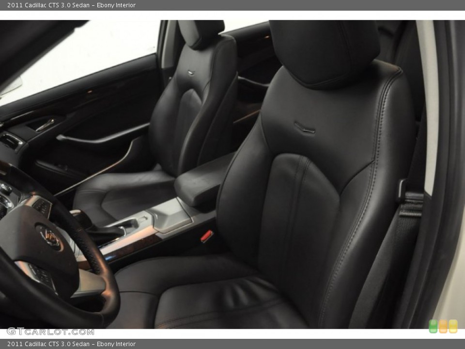Ebony Interior Photo for the 2011 Cadillac CTS 3.0 Sedan #58255675