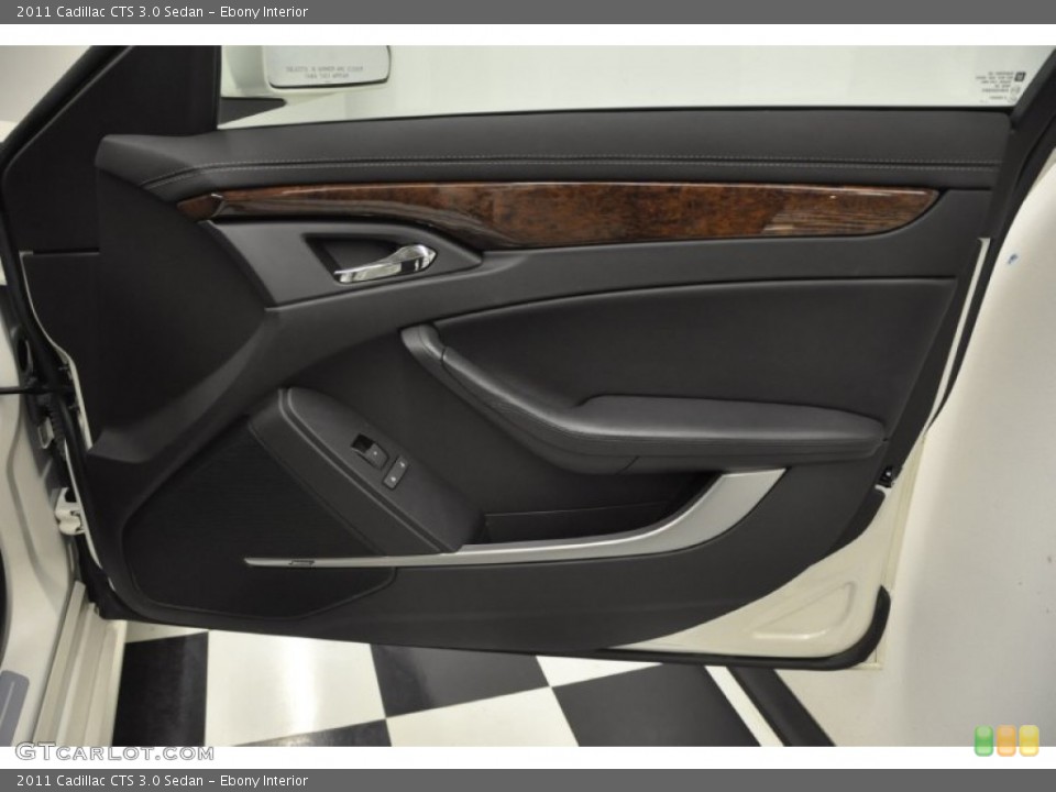 Ebony Interior Door Panel for the 2011 Cadillac CTS 3.0 Sedan #58255792