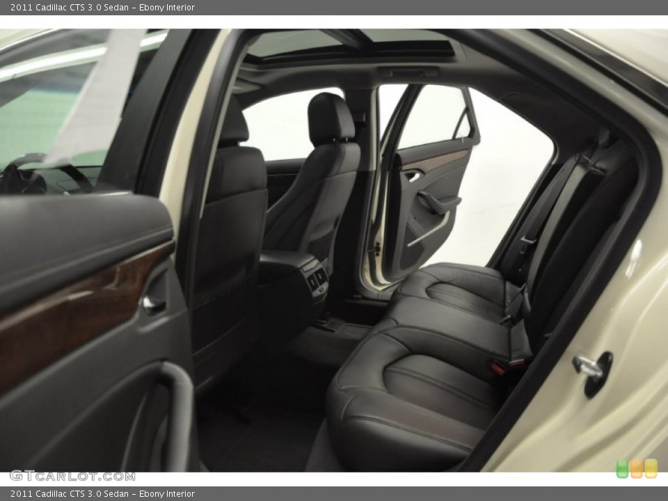 Ebony Interior Photo for the 2011 Cadillac CTS 3.0 Sedan #58255819