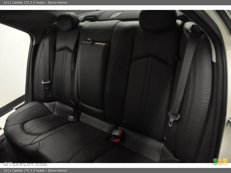 Ebony Interior Photo for the 2011 Cadillac CTS 3.0 Sedan #58255830