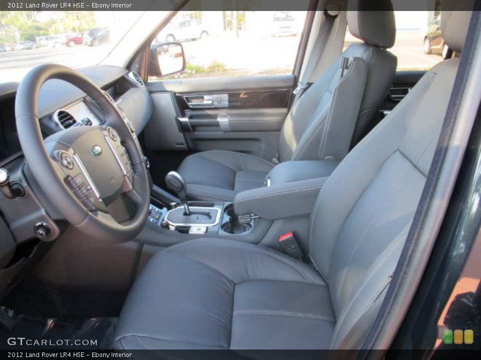 Ebony Interior Photo for the 2012 Land Rover LR4 HSE #58258273