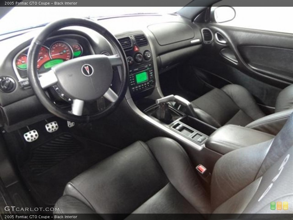 Black Interior Photo for the 2005 Pontiac GTO Coupe #58259701