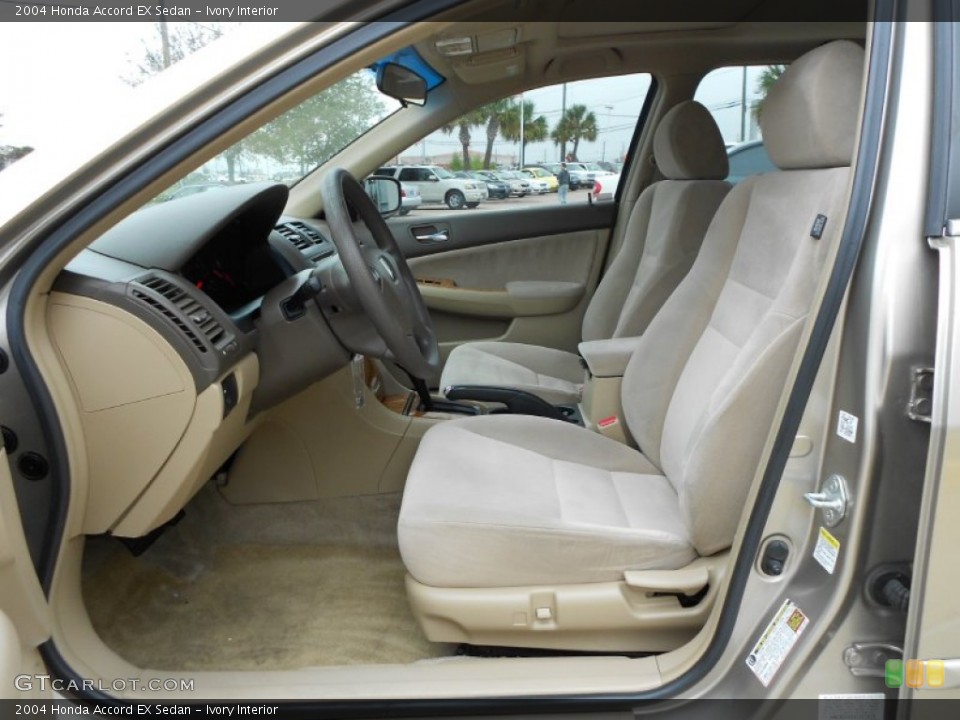 Ivory Interior Photo for the 2004 Honda Accord EX Sedan #58260547