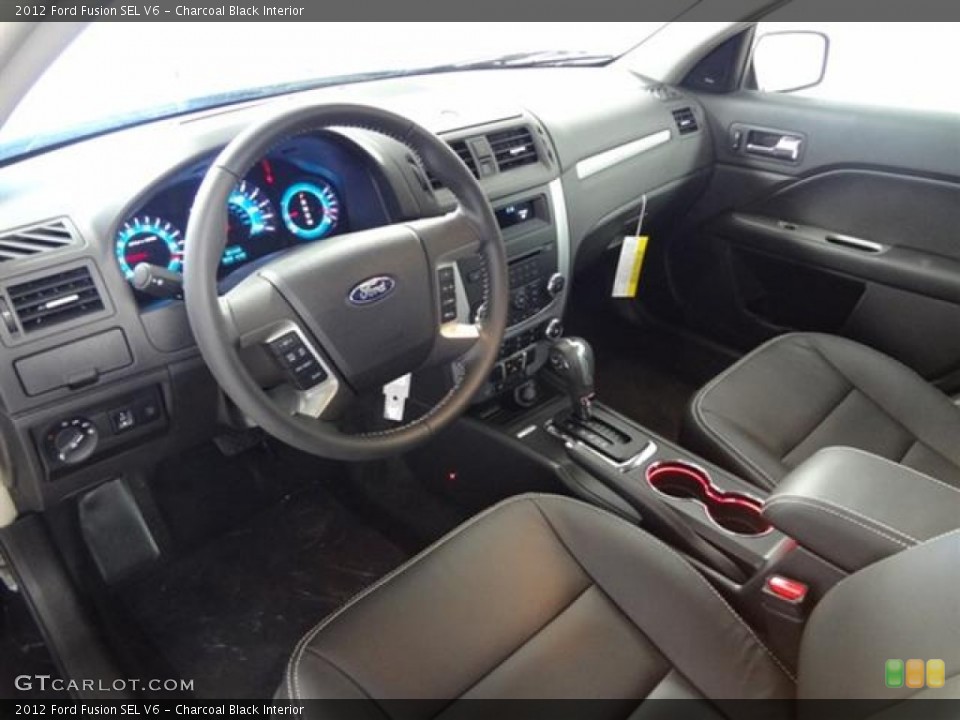 Charcoal Black Interior Prime Interior for the 2012 Ford Fusion SEL V6 #58260756