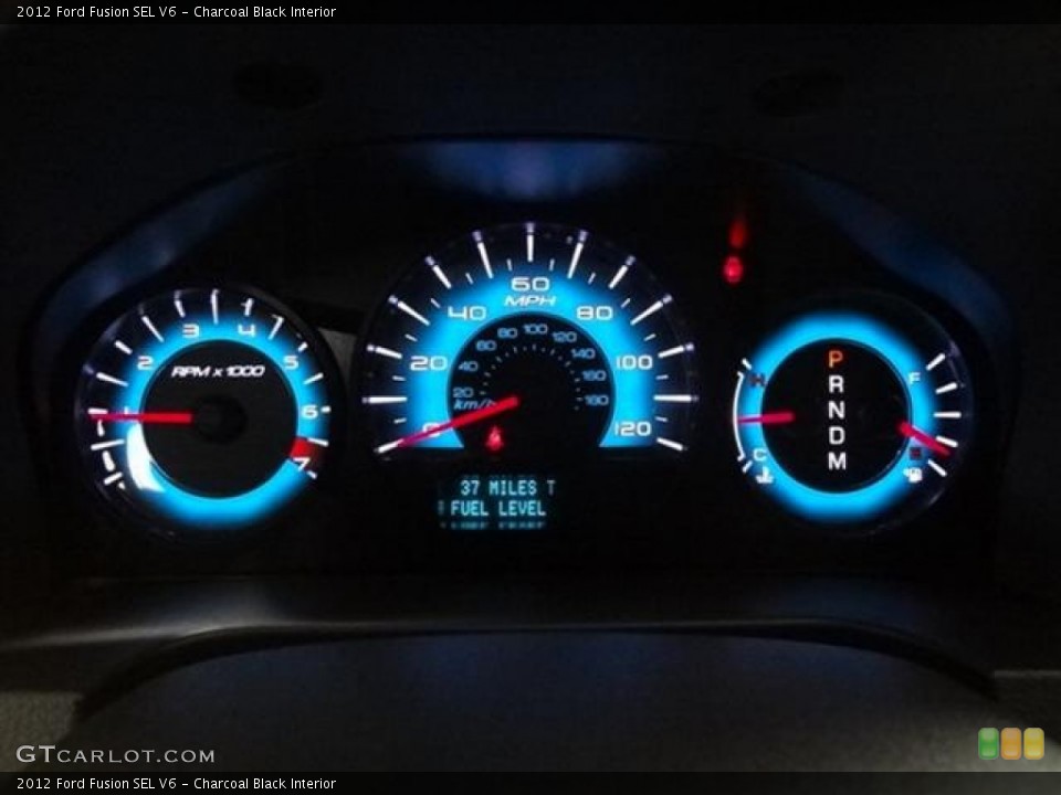 Charcoal Black Interior Gauges for the 2012 Ford Fusion SEL V6 #58260832