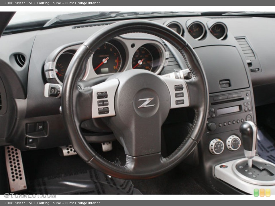 Burnt Orange Interior Steering Wheel for the 2008 Nissan 350Z Touring Coupe #58262416
