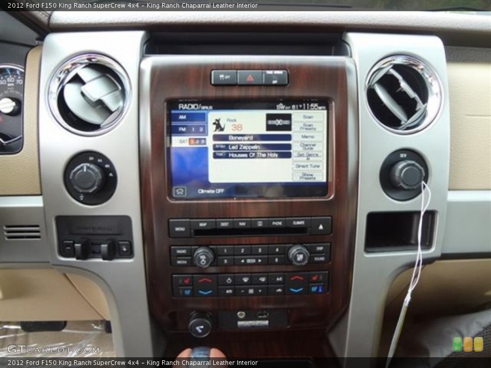 King Ranch Chaparral Leather Interior Controls for the 2012 Ford F150 King Ranch SuperCrew 4x4 #58262542
