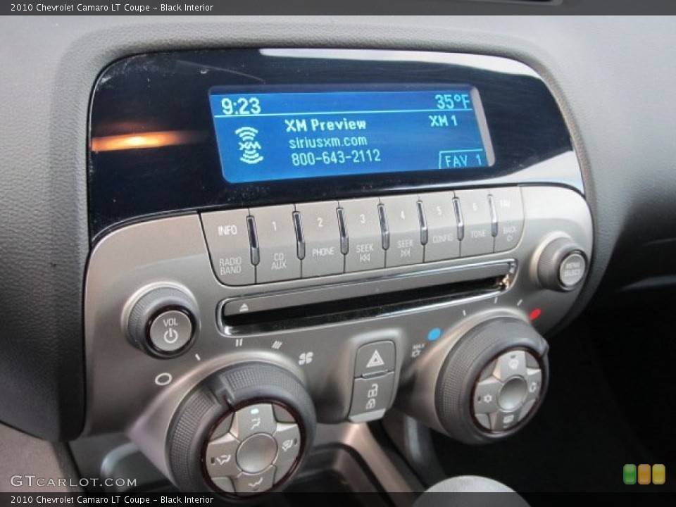 Black Interior Audio System for the 2010 Chevrolet Camaro LT Coupe #58263562
