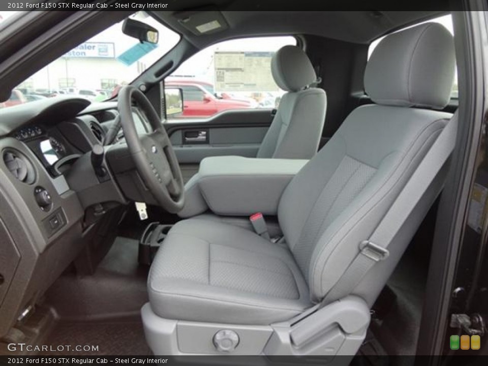 Steel Gray Interior Photo for the 2012 Ford F150 STX Regular Cab #58264609