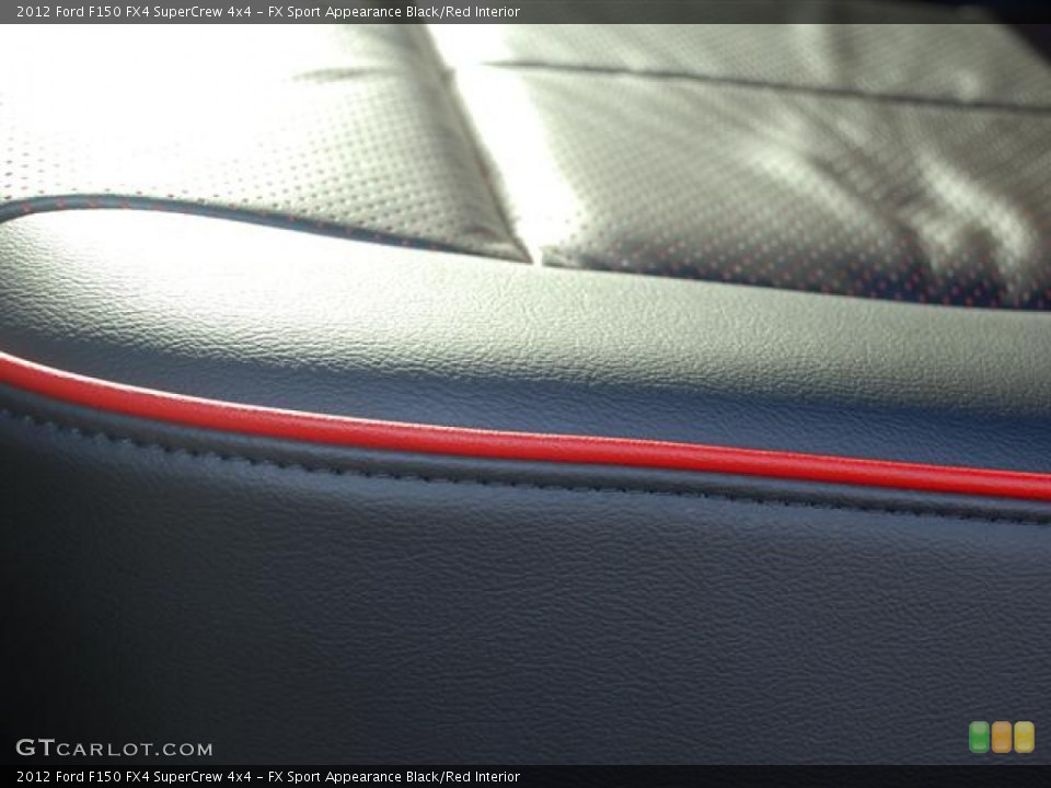 FX Sport Appearance Black/Red Interior Photo for the 2012 Ford F150 FX4 SuperCrew 4x4 #58264729