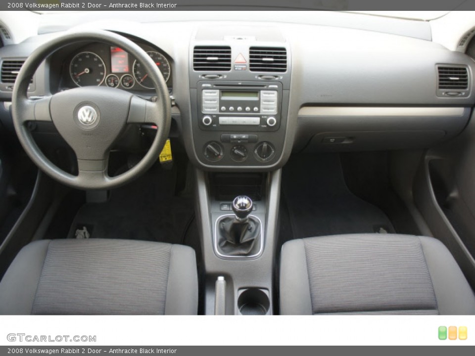 Anthracite Black Interior Dashboard for the 2008 Volkswagen Rabbit 2 Door #58265380