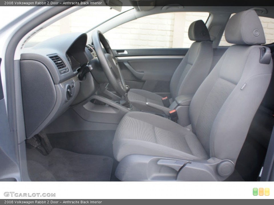 Anthracite Black Interior Photo for the 2008 Volkswagen Rabbit 2 Door #58265389