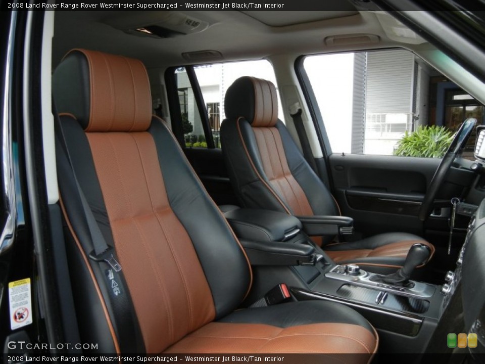 Westminster Jet Black/Tan Interior Photo for the 2008 Land Rover Range Rover Westminster Supercharged #58267408