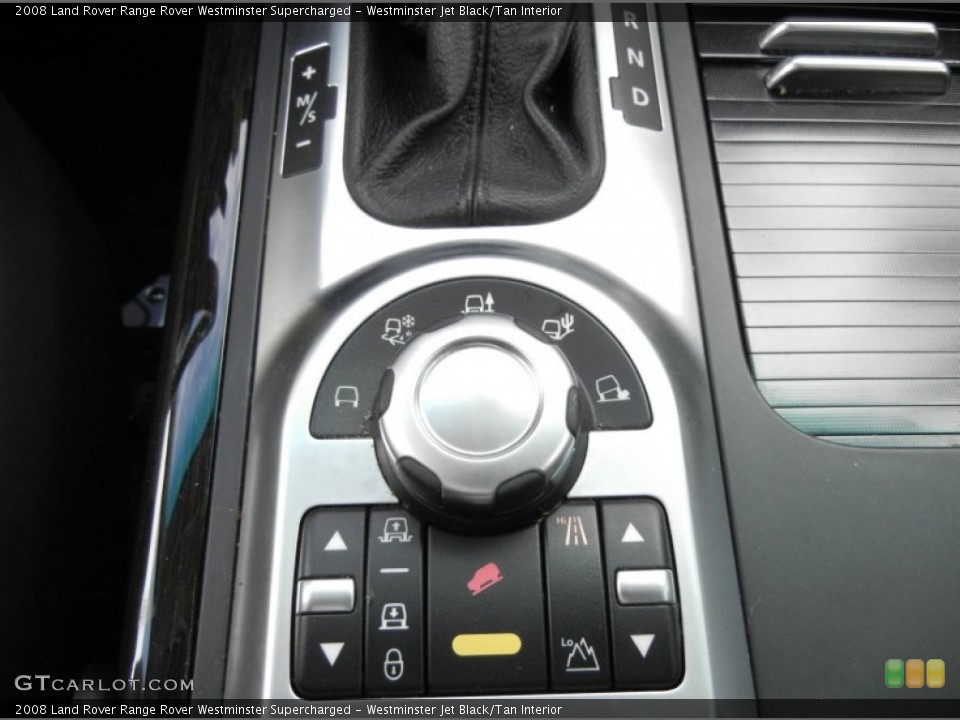 Westminster Jet Black/Tan Interior Controls for the 2008 Land Rover Range Rover Westminster Supercharged #58267486