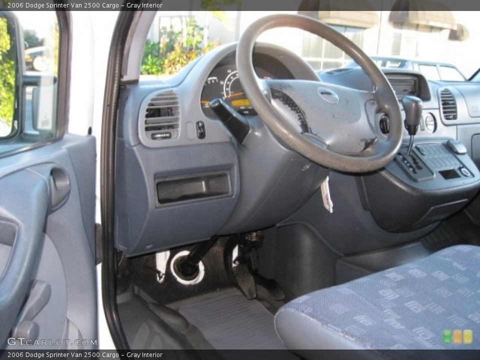 Gray Interior Dashboard for the 2006 Dodge Sprinter Van 2500 Cargo #58271452