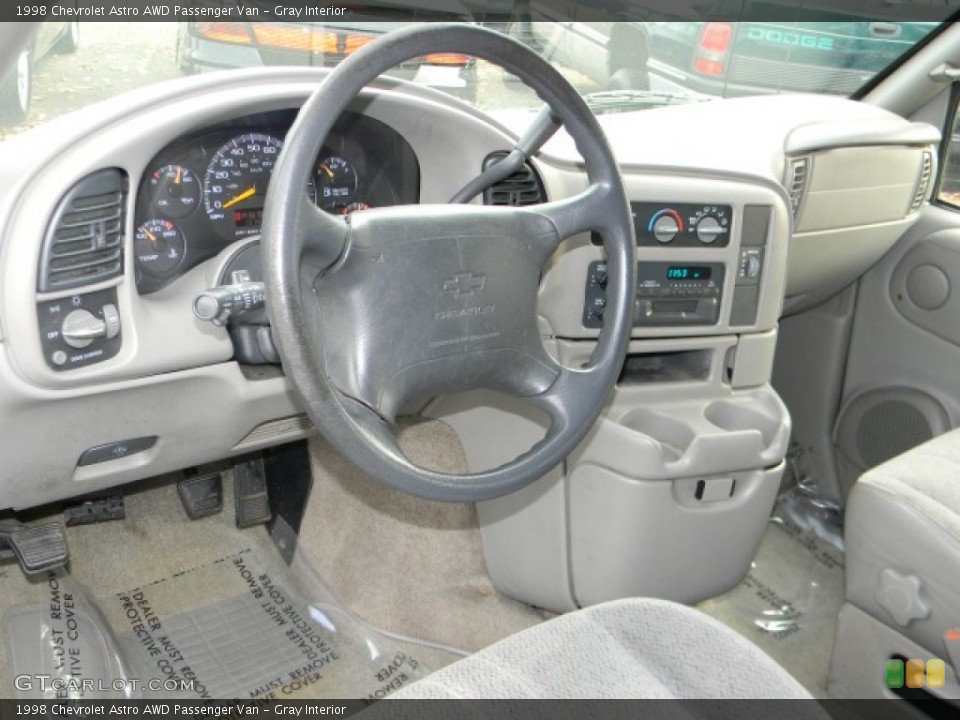 Gray Interior Dashboard for the 1998 Chevrolet Astro AWD Passenger Van #58272038