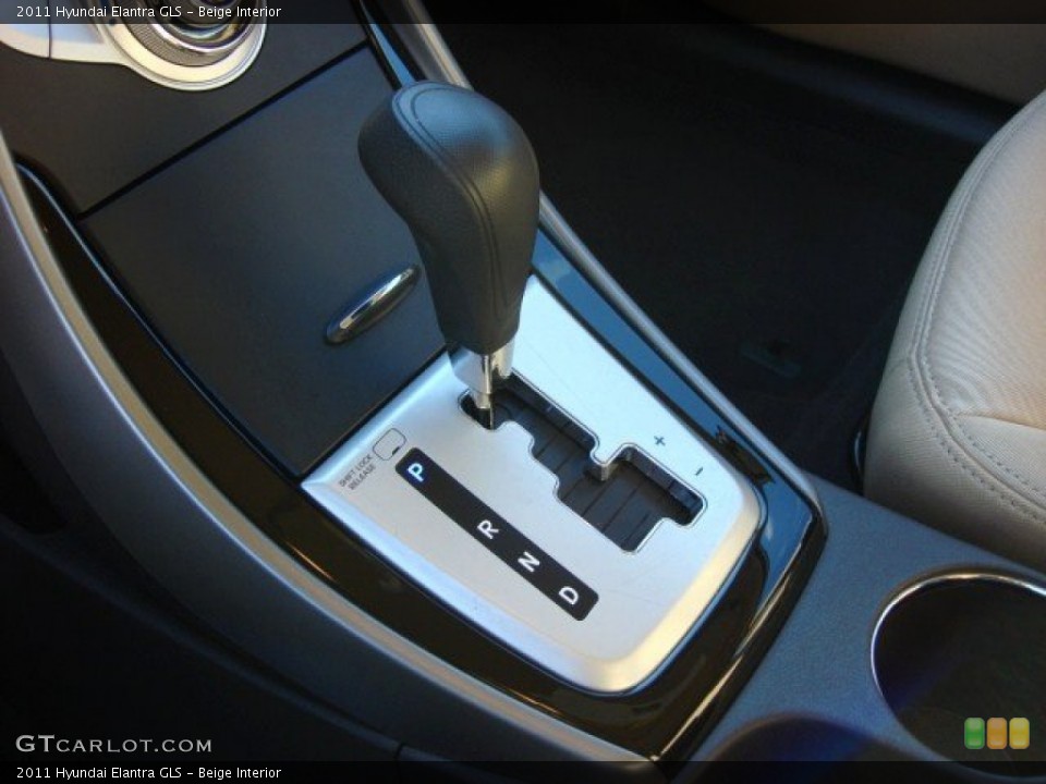 Beige Interior Transmission for the 2011 Hyundai Elantra GLS #58272554