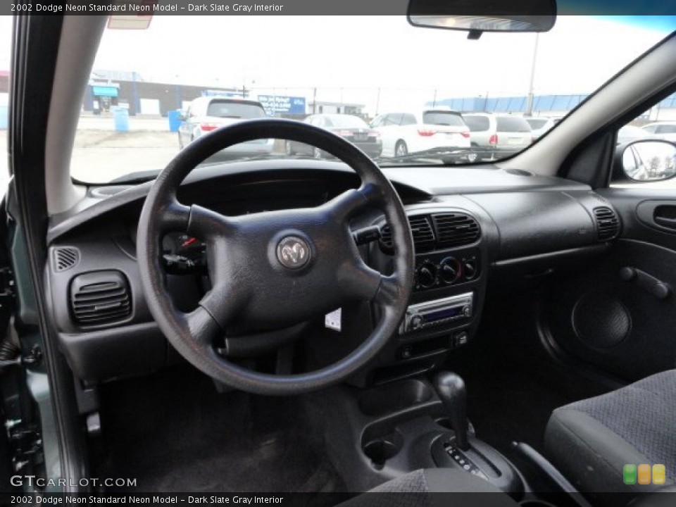 Dark Slate Gray Interior Dashboard for the 2002 Dodge Neon  #58272634