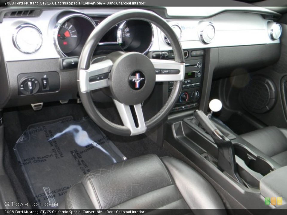 Dark Charcoal Interior Dashboard for the 2008 Ford Mustang GT/CS California Special Convertible #58272740