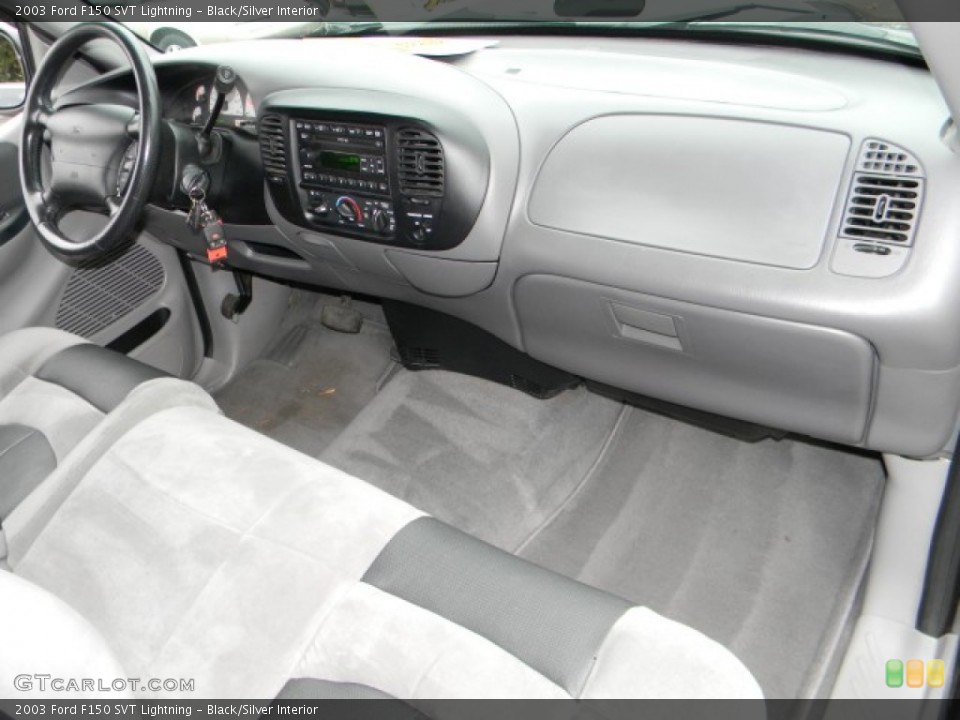 Black/Silver Interior Dashboard for the 2003 Ford F150 SVT Lightning #58273670