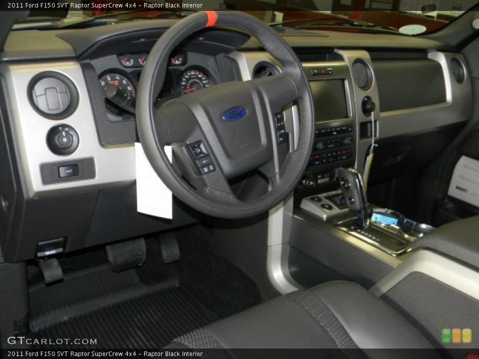 Raptor Black Interior Dashboard for the 2011 Ford F150 SVT Raptor SuperCrew 4x4 #58274165