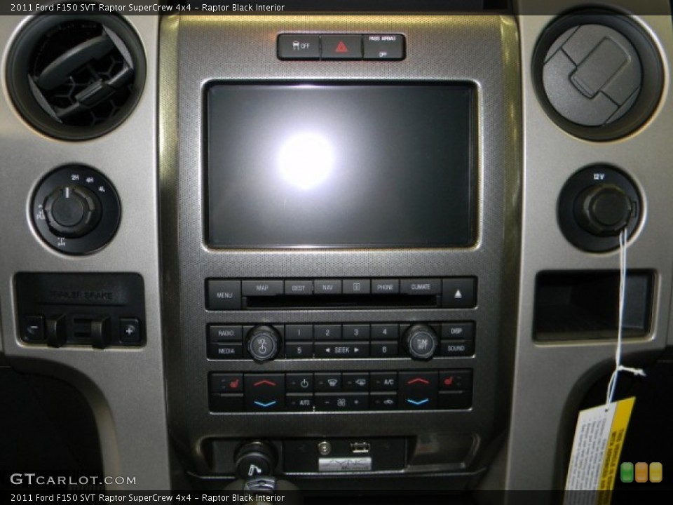 Raptor Black Interior Controls for the 2011 Ford F150 SVT Raptor SuperCrew 4x4 #58274192