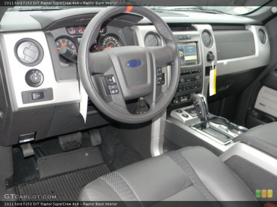 Raptor Black Interior Dashboard for the 2011 Ford F150 SVT Raptor SuperCrew 4x4 #58274237