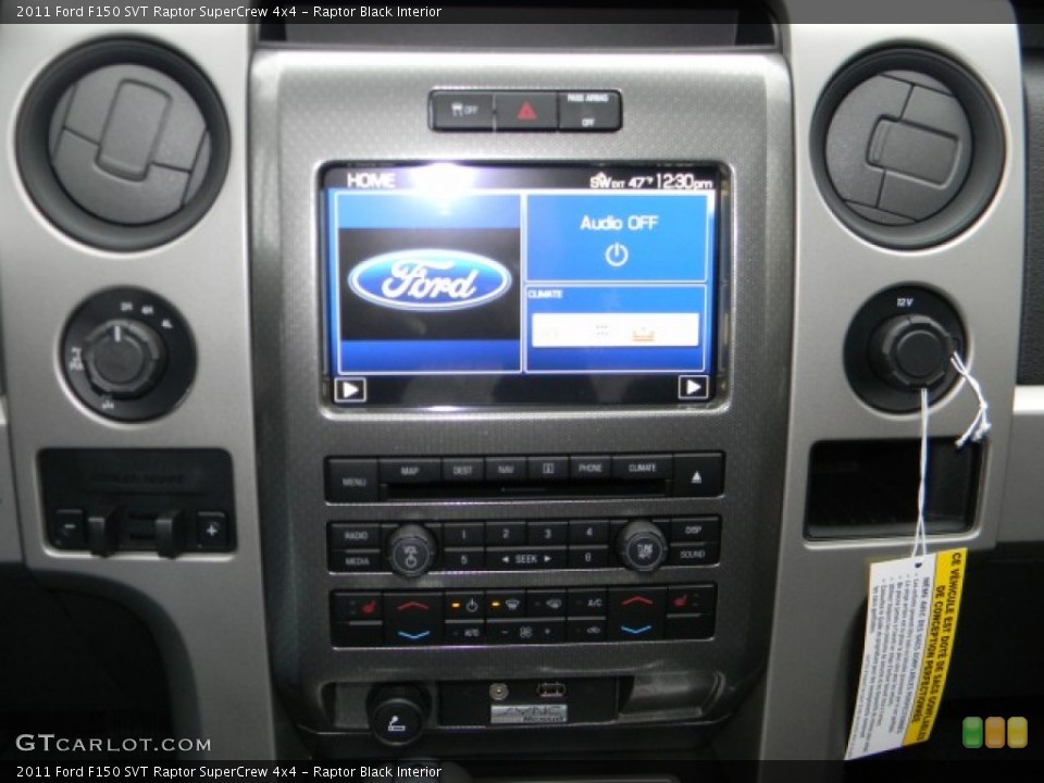 Raptor Black Interior Controls for the 2011 Ford F150 SVT Raptor SuperCrew 4x4 #58274339