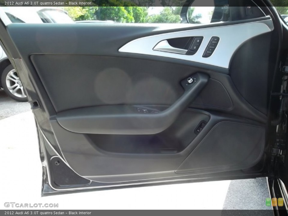 Black Interior Door Panel for the 2012 Audi A6 3.0T quattro Sedan #58276196