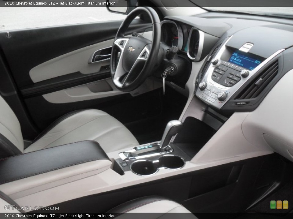 Jet Black/Light Titanium Interior Dashboard for the 2010 Chevrolet Equinox LTZ #58279067