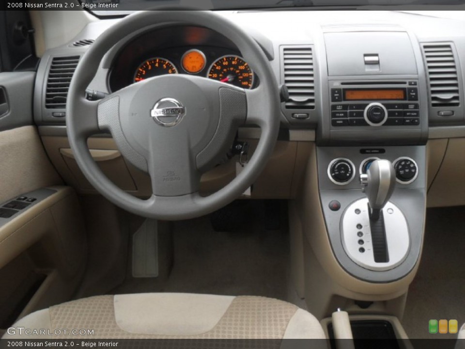 Beige Interior Dashboard for the 2008 Nissan Sentra 2.0 #58279693