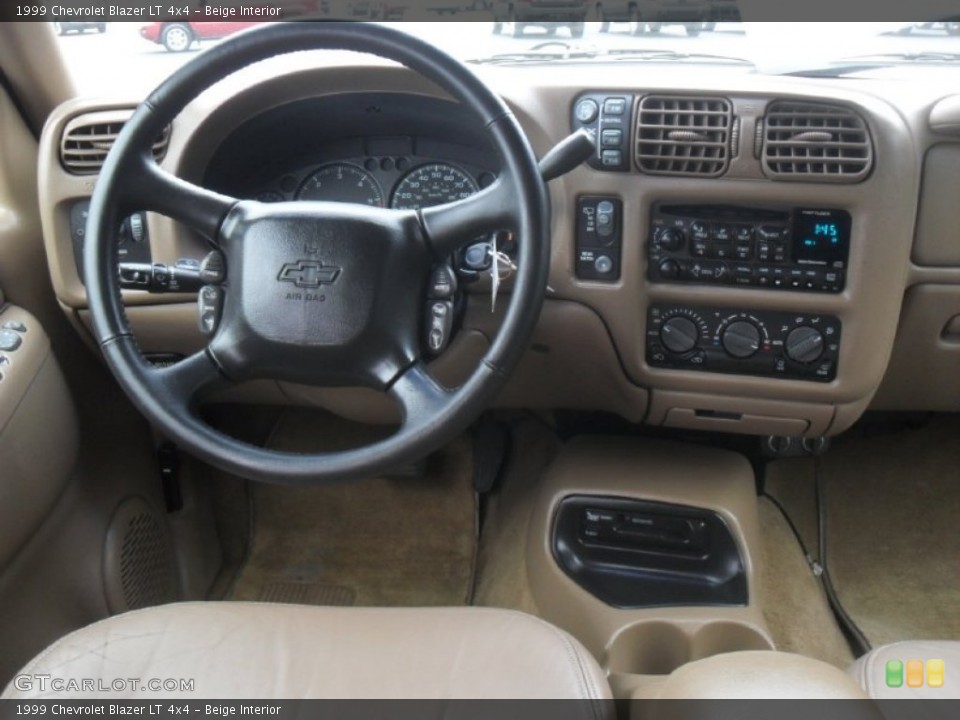 Beige Interior Dashboard for the 1999 Chevrolet Blazer LT 4x4 #58280165