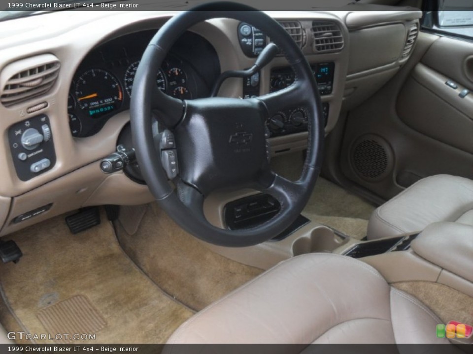 Beige Interior Prime Interior for the 1999 Chevrolet Blazer LT 4x4 #58280303