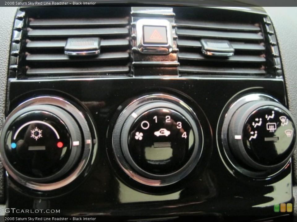 Black Interior Controls for the 2008 Saturn Sky Red Line Roadster #58280885