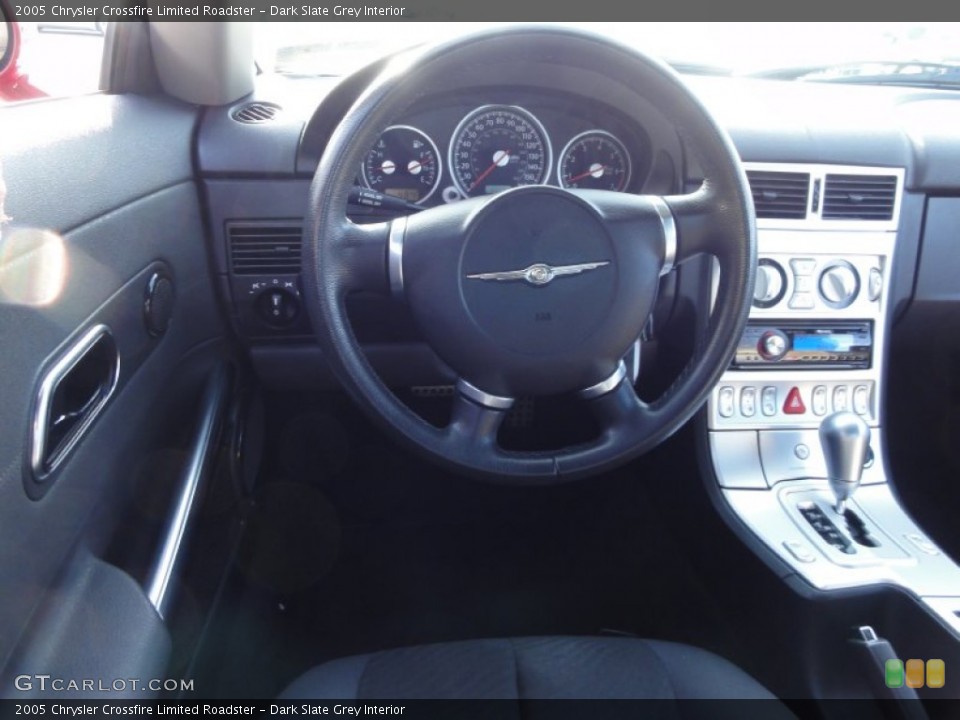 Dark Slate Grey Interior Steering Wheel for the 2005 Chrysler Crossfire Limited Roadster #58283312