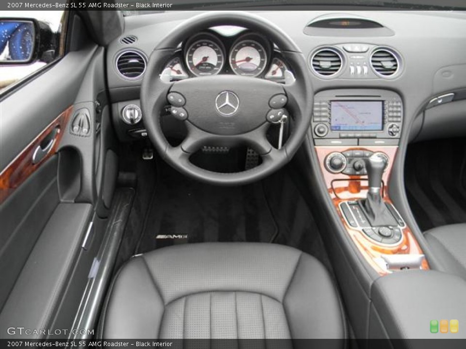 Black Interior Dashboard for the 2007 Mercedes-Benz SL 55 AMG Roadster #58285235