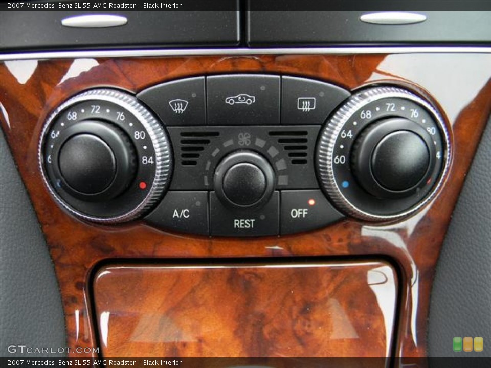 Black Interior Controls for the 2007 Mercedes-Benz SL 55 AMG Roadster #58285307