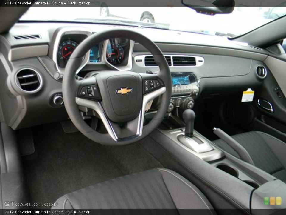 Black Interior Prime Interior for the 2012 Chevrolet Camaro LS Coupe #58291145