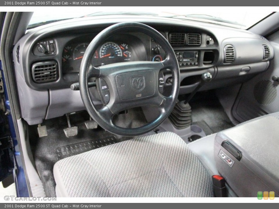 Mist Gray Interior Dashboard for the 2001 Dodge Ram 2500 ST Quad Cab #58291799