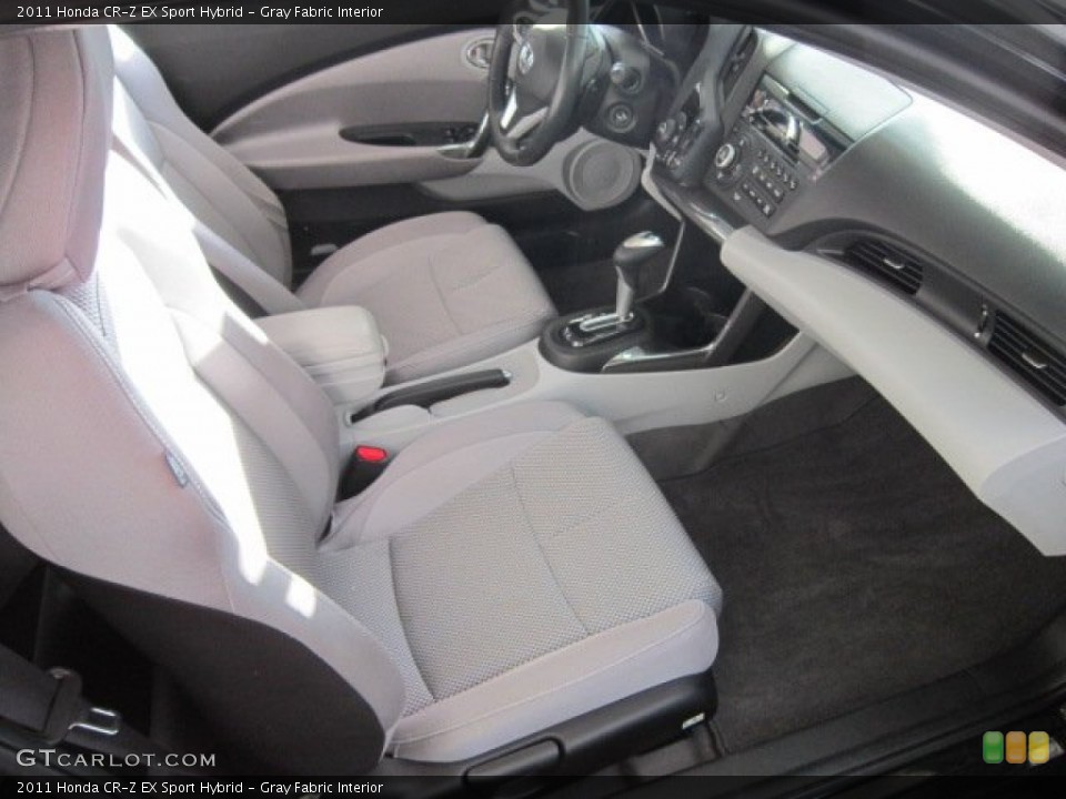 Gray Fabric Interior Photo for the 2011 Honda CR-Z EX Sport Hybrid #58293237