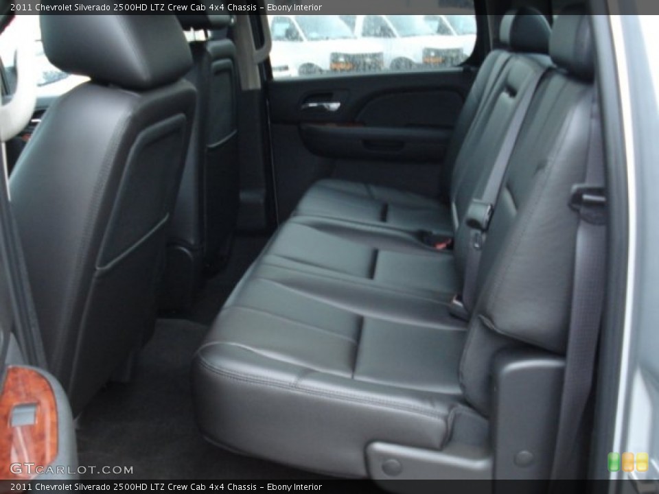 Ebony Interior Photo for the 2011 Chevrolet Silverado 2500HD LTZ Crew Cab 4x4 Chassis #58293770