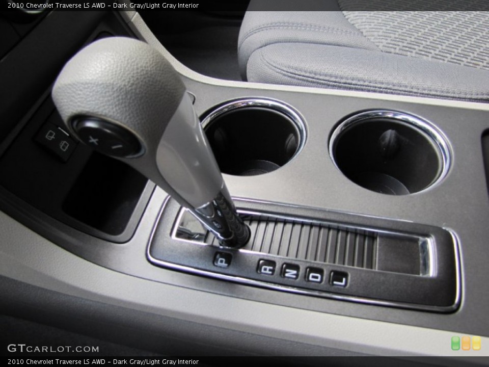 Dark Gray/Light Gray Interior Transmission for the 2010 Chevrolet Traverse LS AWD #58293790