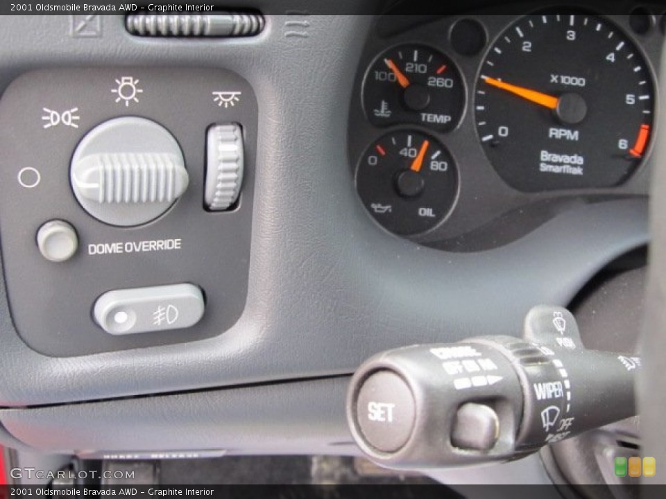 Graphite Interior Controls for the 2001 Oldsmobile Bravada AWD #58296311