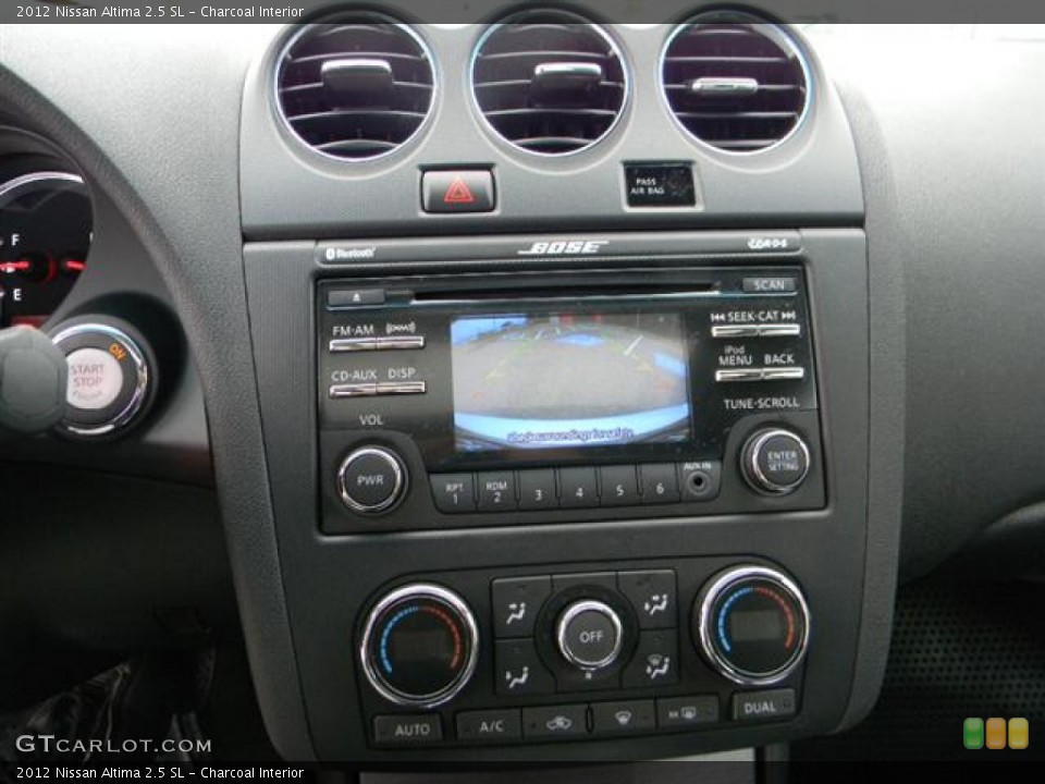 Charcoal Interior Controls for the 2012 Nissan Altima 2.5 SL #58297052
