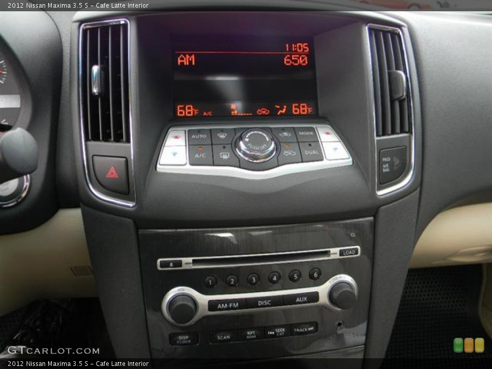 Cafe Latte Interior Controls for the 2012 Nissan Maxima 3.5 S #58297640