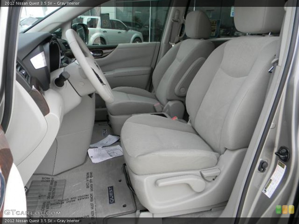 Gray Interior Photo for the 2012 Nissan Quest 3.5 SV #58297949